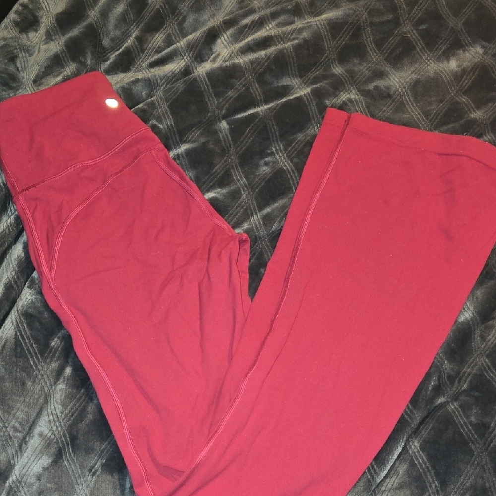 Red Yoga Pants